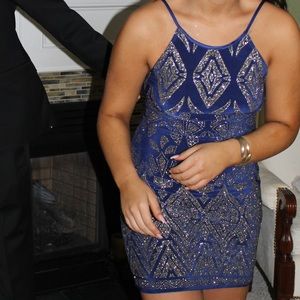 Blue/Gold Dress